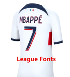 23-24 PSG Away  Fans Soccer Jersey