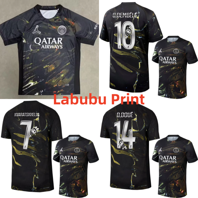 25-26 PSG Special Edition Labubu Print Fans Soccer Jersey