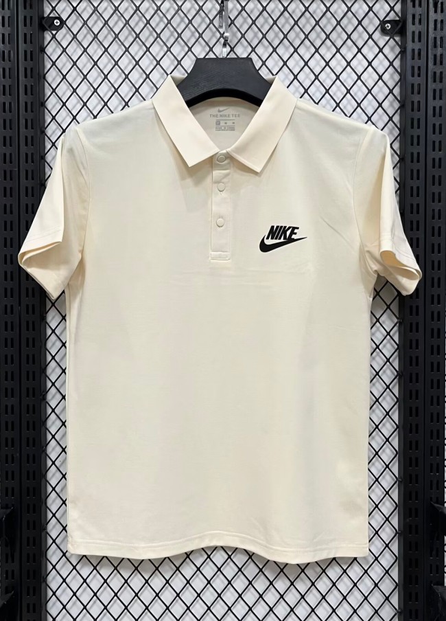 2026 NK Light beige High Quality Polo Short Sleeve