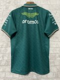2024 F1 Aston New Pattern Short Sleeve Racing Suit（有领）