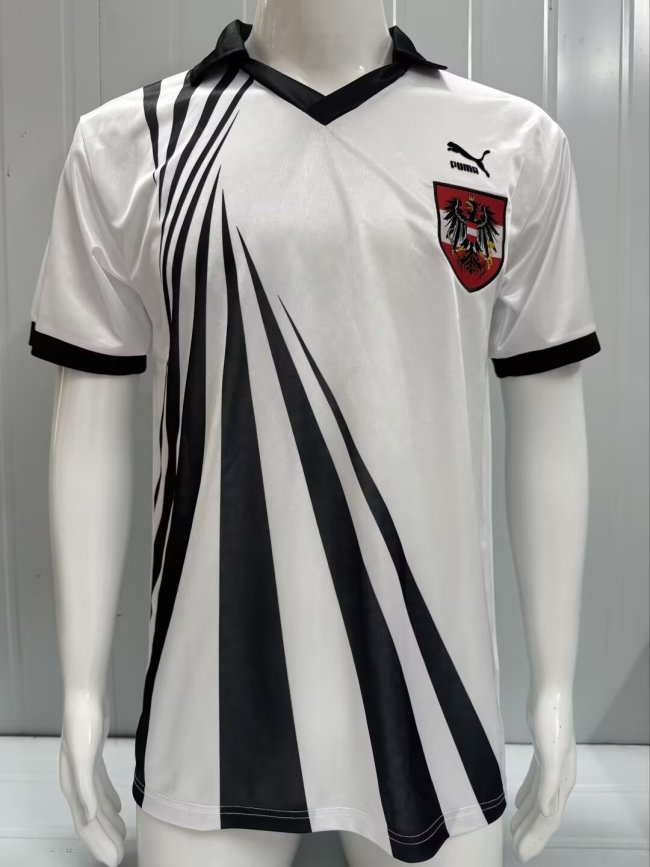 1990-1991 Austria Home Retro Soccer Jersey