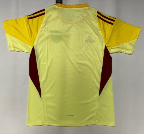 25-26 Venezuela Yellow Goalkeeper Fans Soccer Jersey