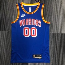 WARRIORS KUMINGA #00 Blue 75th Anniversary Retro NBA Jersey WARRIORS KUMINGA #00 Blue 75th Anniversary Retro NBA Jersey