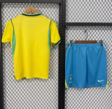 2026 World Cup  Brazil Home Kids Soccer Jersey