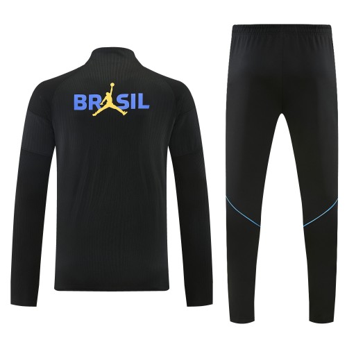 26-27 Brazil High Quality Half Pull Tracksuit