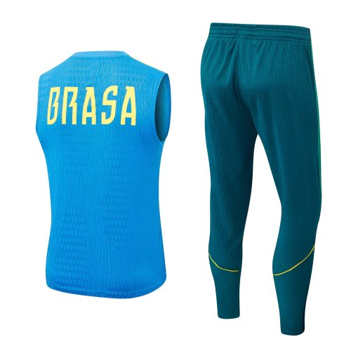 26-27 Brazil Blue Player Version Vest and Trousers (球员套装)