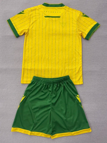 25-26 Nantes Home Kids Soccer Jersey