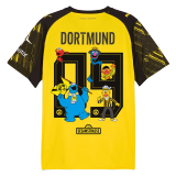 25-26 Dortmund Home Player Version Soccer Jersey*印芝麻街字体