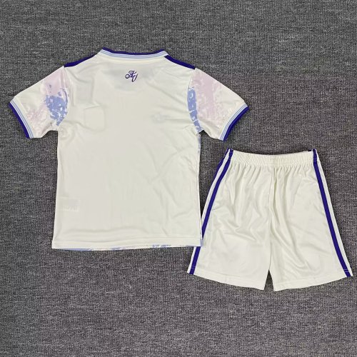 25-26 Aston Villa Third Kids Soccer Jersey  *空白版