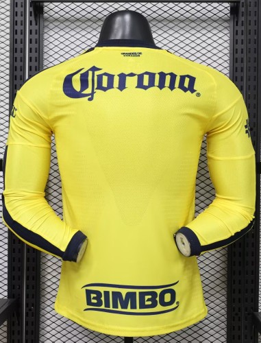 26-27 Club America Leaked Edition Home Long Sleeve Player Version Soccer Jersey*长袖球员