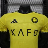 26-27 AL-Nassr Leaked Edition Home Player Version Soccer Jersey*带广告