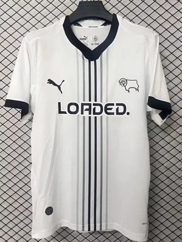 26-27 Derby County Home Fans Soccer Jersey
