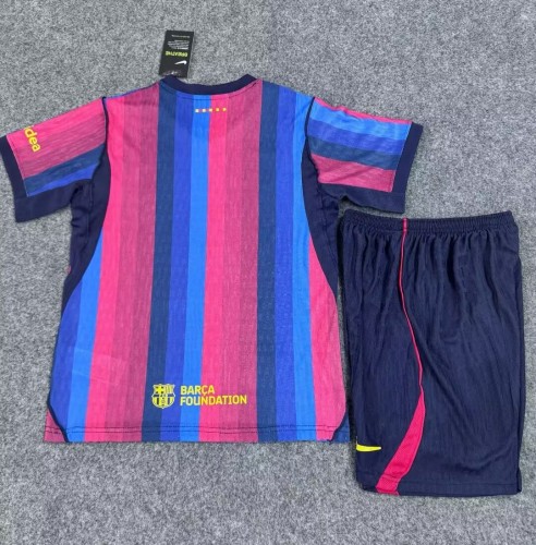 26-27 BAR Home Leaked Edition Kids Player Version Soccer Jersey (球员童装)