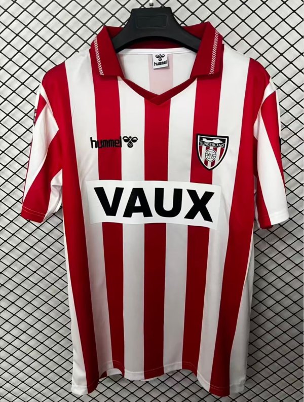 1991 Sunderland Home Retro Soccer Jersey