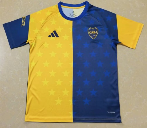 26-27 Boca Juniors Yellow Blue Training shirts