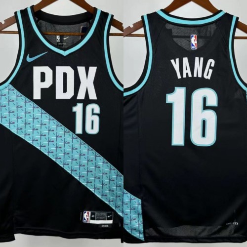26-27  TRAIL BLAZERS Top Quality Hot Pressing NBA Jersey