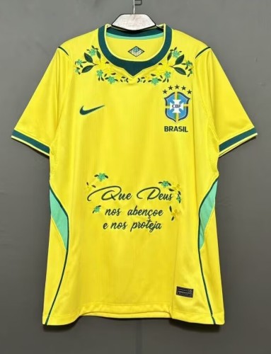 2026 Brazil Embroidered Version Fans Soccer Jersey
