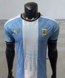 26-27 Argentina Messi Farewell Match Player Version Soccer Jersey