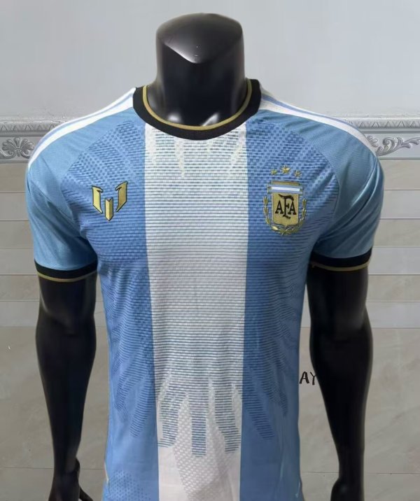 26-27 Argentina Messi Farewell Match Player Version Soccer Jersey