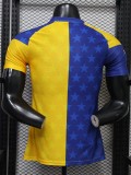26-27 Boca Juniors Yellow Blue Player Version Training shirts