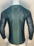 26-27 Argentina Green Messi Farewell Match Long Sleeve Player Version Soccer Jersey*长袖球员