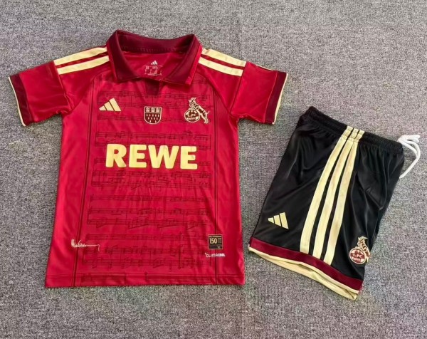 26-27 FC Köln Red Special Edition Kids Soccer Jersey