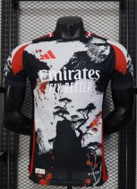 25-26 RMA Black White Special Edition Player Version Soccer Jersey