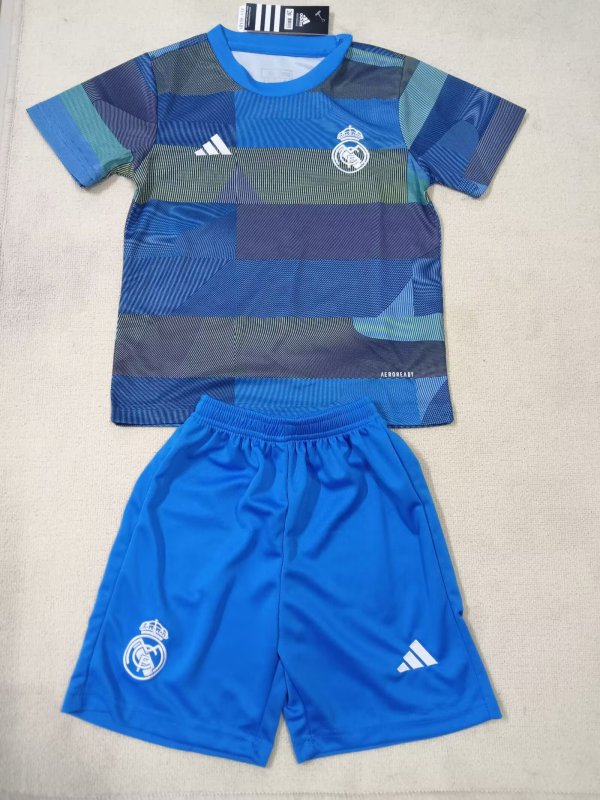25-26 RMA Grey Blue White Kids Training