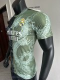 25-26 RMA Green Black Special Edition Player Version Training Shirts *龙纹