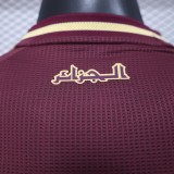 25-26 Algeria Brown Red Player Version Training shirts