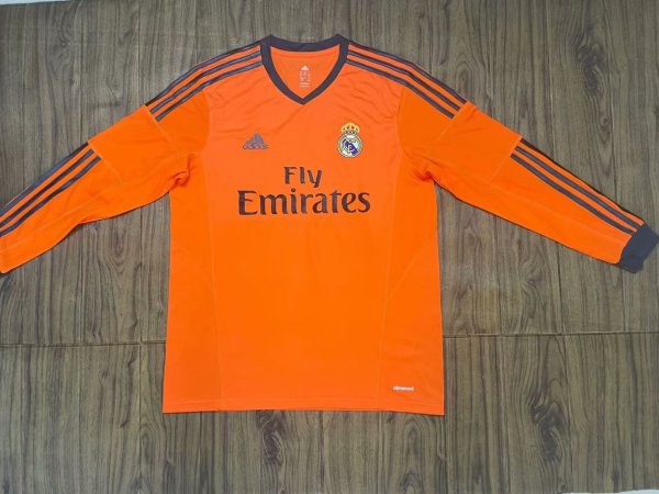 2013-2014 RMA Third Long sleeves Retro Soccer Jersey
