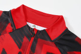 25-26 Man Utd High Quality Kids Half Pull Tracksuit