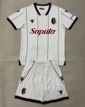 25-26 Bologna Away Kids Soccer Jersey