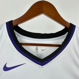 23-24 Kings LAVINE #8 White Top Quality Hot Pressing NBA Jersey