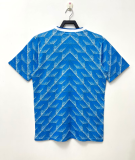 1988-1990 Germany Away Blue Retro Soccer Jersey