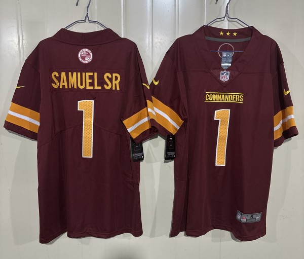 2026 NFL Washington Commanders New Pattern Jersey