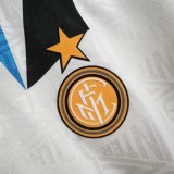 1991-1992 INT Away White Retro Soccer Jersey