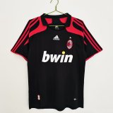 2007-2008 ACM Third Black Retro Soccer Jersey