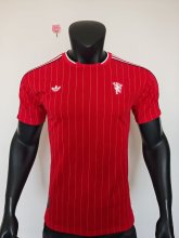 25-26 Man Utd Red Casual Edition Player Version Training shirts