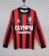 1977-1978 Nice Home Long Sleeve Retro Soccer Jersey