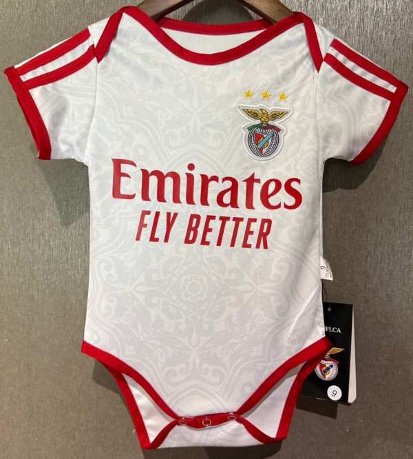 26-27 Benfica Away Baby Infant Crawl Suit