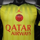 26-27 PSG Yellow Special Edition Player Version Soccer Jersey