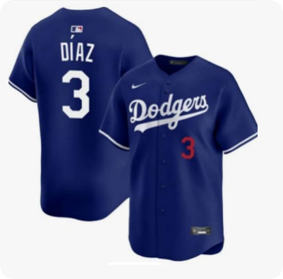2026 MLB Los Angeles Dodgers New Pattern Jersey