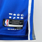 23-24 Kings SABONIS #10 Blue City Edition Top Quality Hot Pressing NBA Jersey