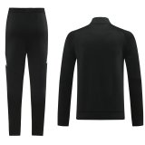 2024 AD Black Jacket Tracksuit