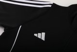 2024 AD Black Jacket Tracksuit
