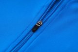 2024 AD Blue Half Pull Tracksuit