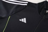 2024 AD Black Jacket Tracksuit