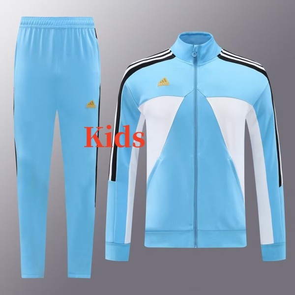 2024 AD Blue Kids Jacket Tracksuit