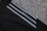 2024 AD Black Half Pull Tracksuit